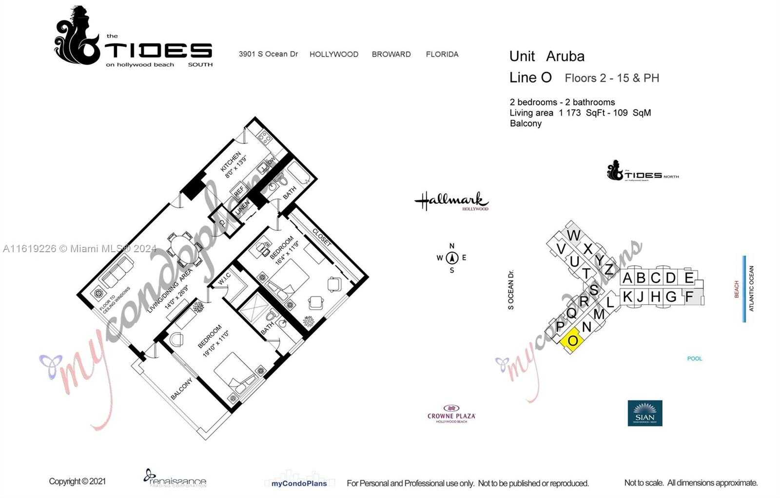 Small Image of 3901 SOUTH OCEAN DR #7O, Hollywood Number 47