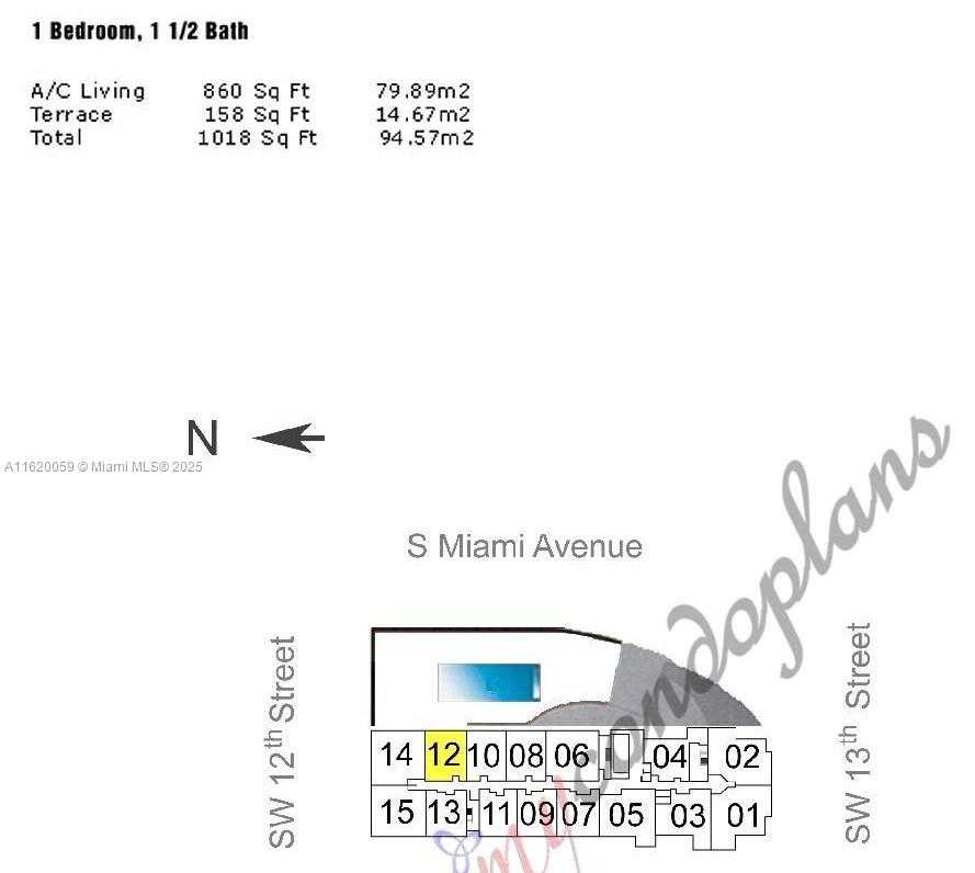 Small Image of 1250 SOUTH MIAMI AVE #812, Miami Number 42