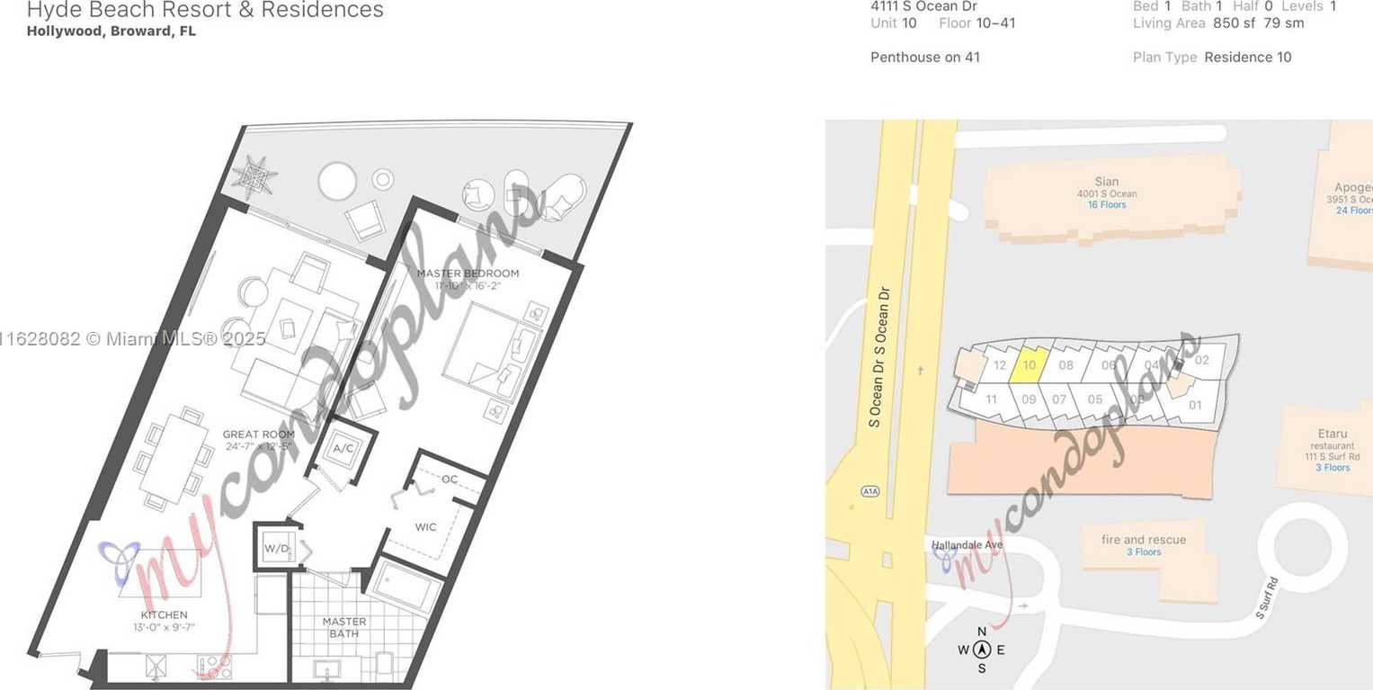 Small Image of 4111 SOUTH OCEAN DR #1810, Hollywood Number 47