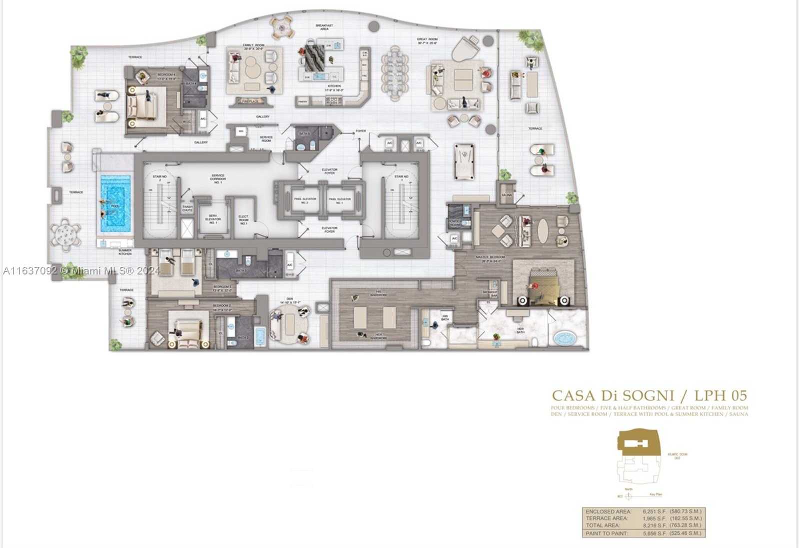 Small Image of 17901 COLLINS #Ph4705, Sunny Isles Beach Number 53