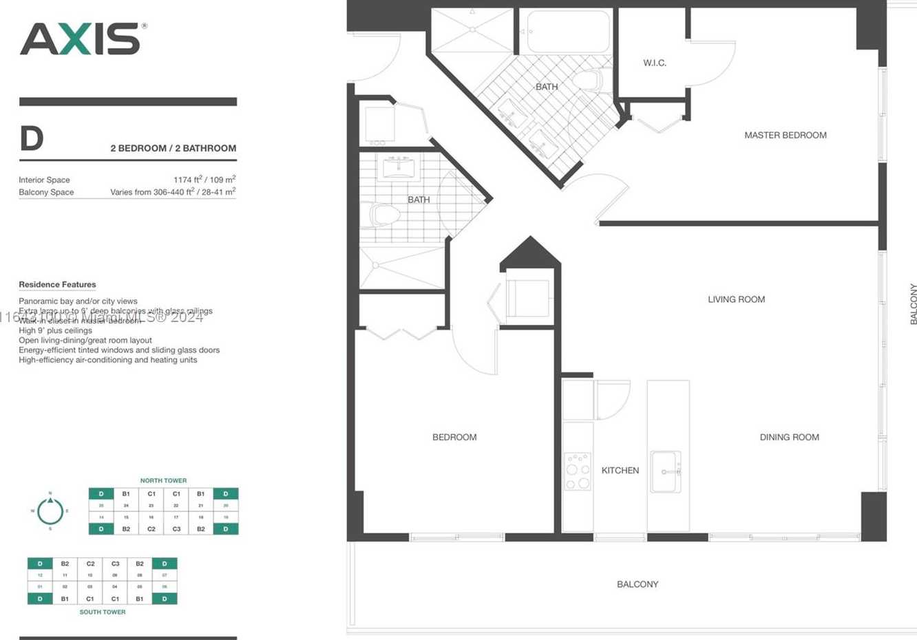 Small Image of 1111 SOUTH WEST 1ST AVE #3425-N, Miami Number 25