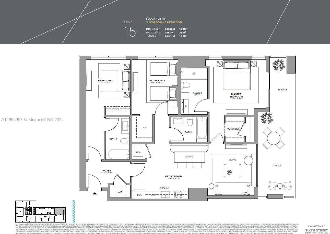 Small Image of 601 NORTH EAST 1 AVE #4015, Miami Number 30