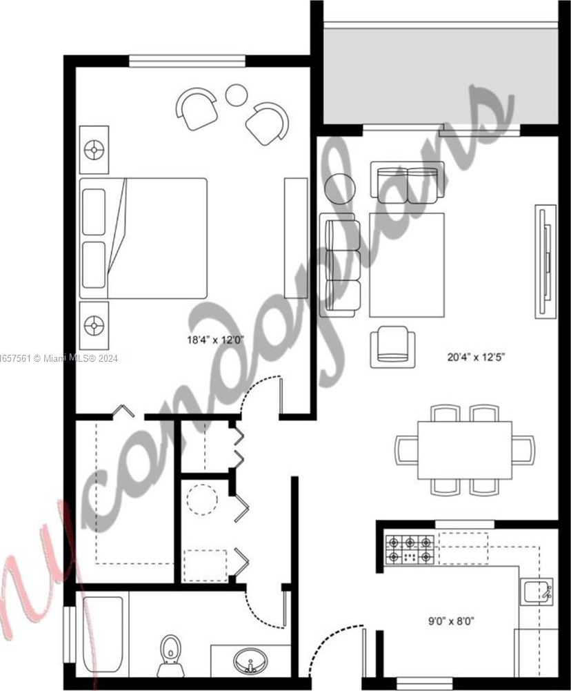 Small Image of 9972 SOUTH WEST 88TH ST #1104, Miami Number 10