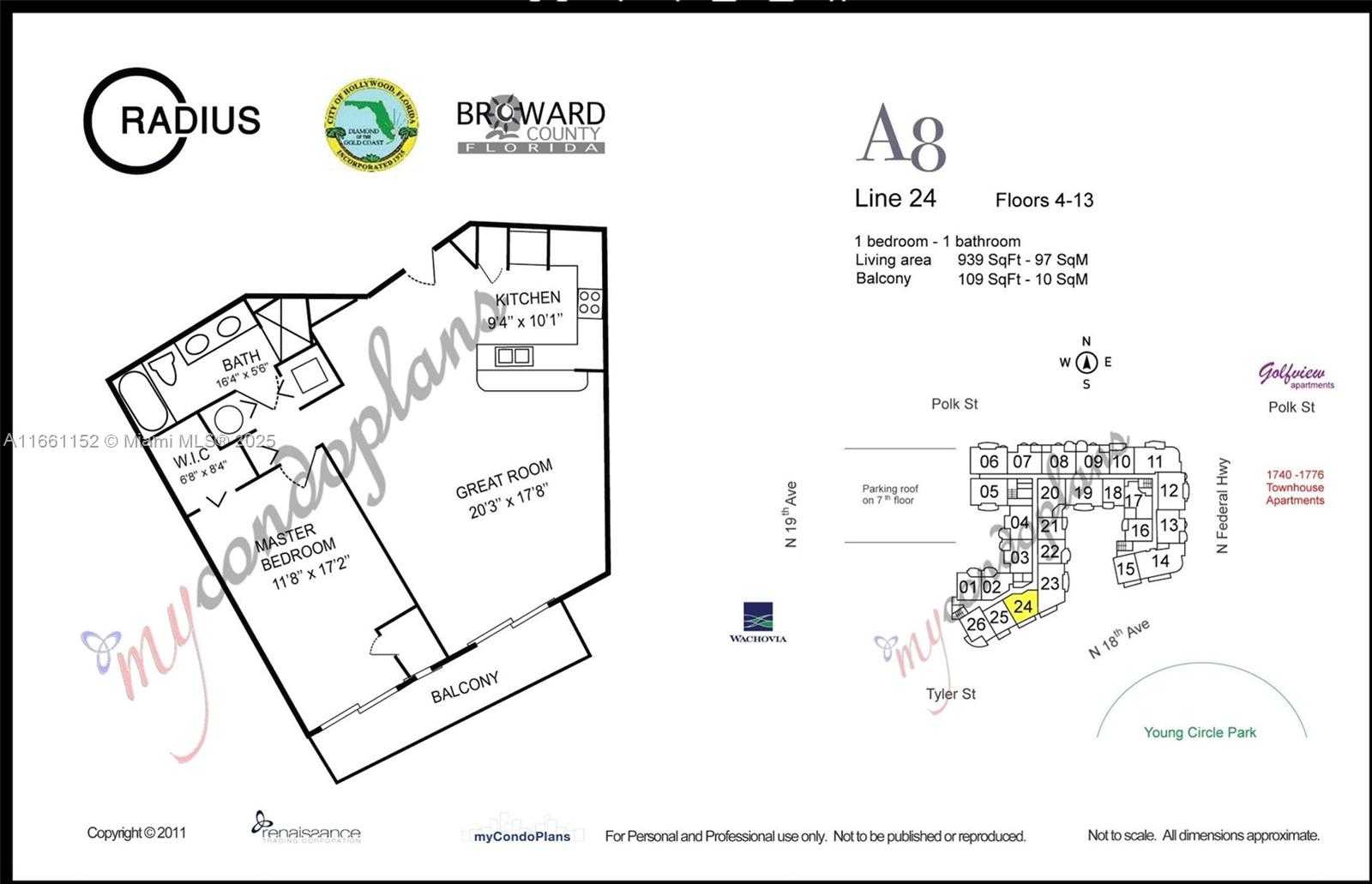 Small Image of 1830 RADIUS DR #1024, Hollywood Number 43