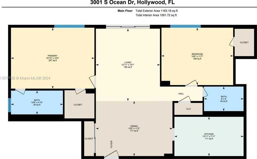 Small Image of 3001 SOUTH OCEAN DR #429, Hollywood Number 18