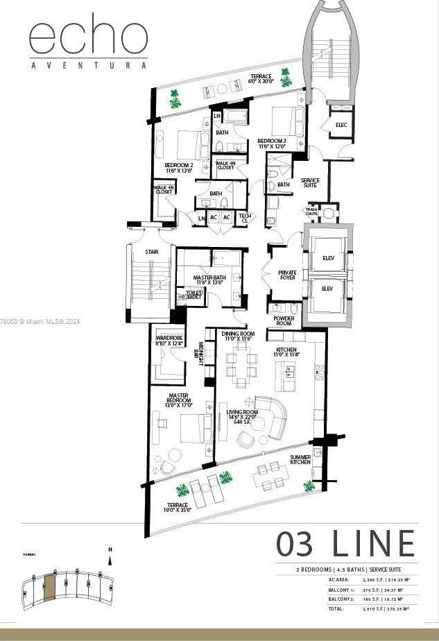 Small Image of 3250 NORTH EAST 188TH ST #803, Aventura Number 21