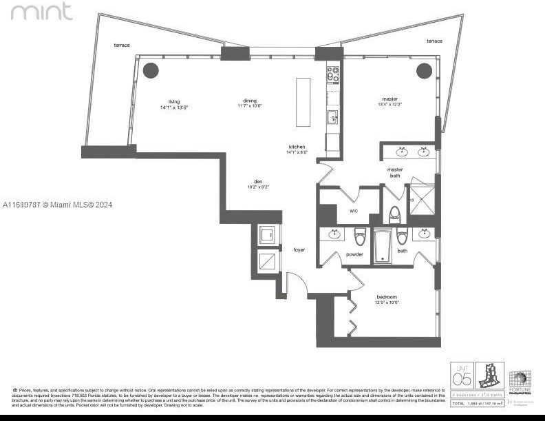Small Image of 92 SOUTH WEST 3RD ST #3505, Miami Number 32