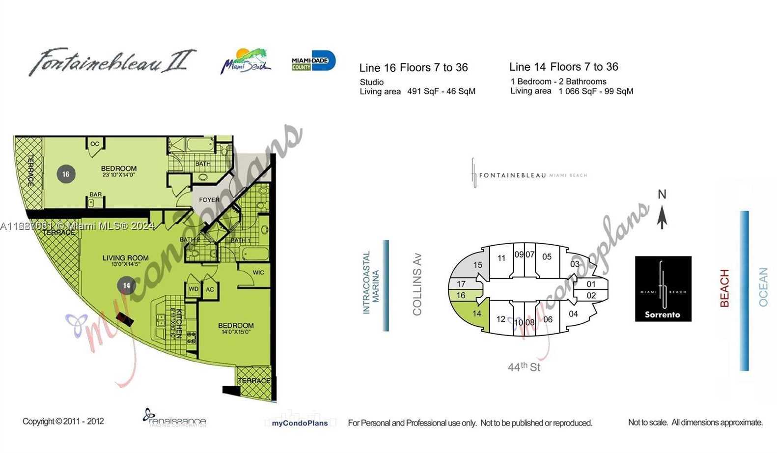 Small Image of 4401 COLLINS AV #1214, Miami Beach Number 48