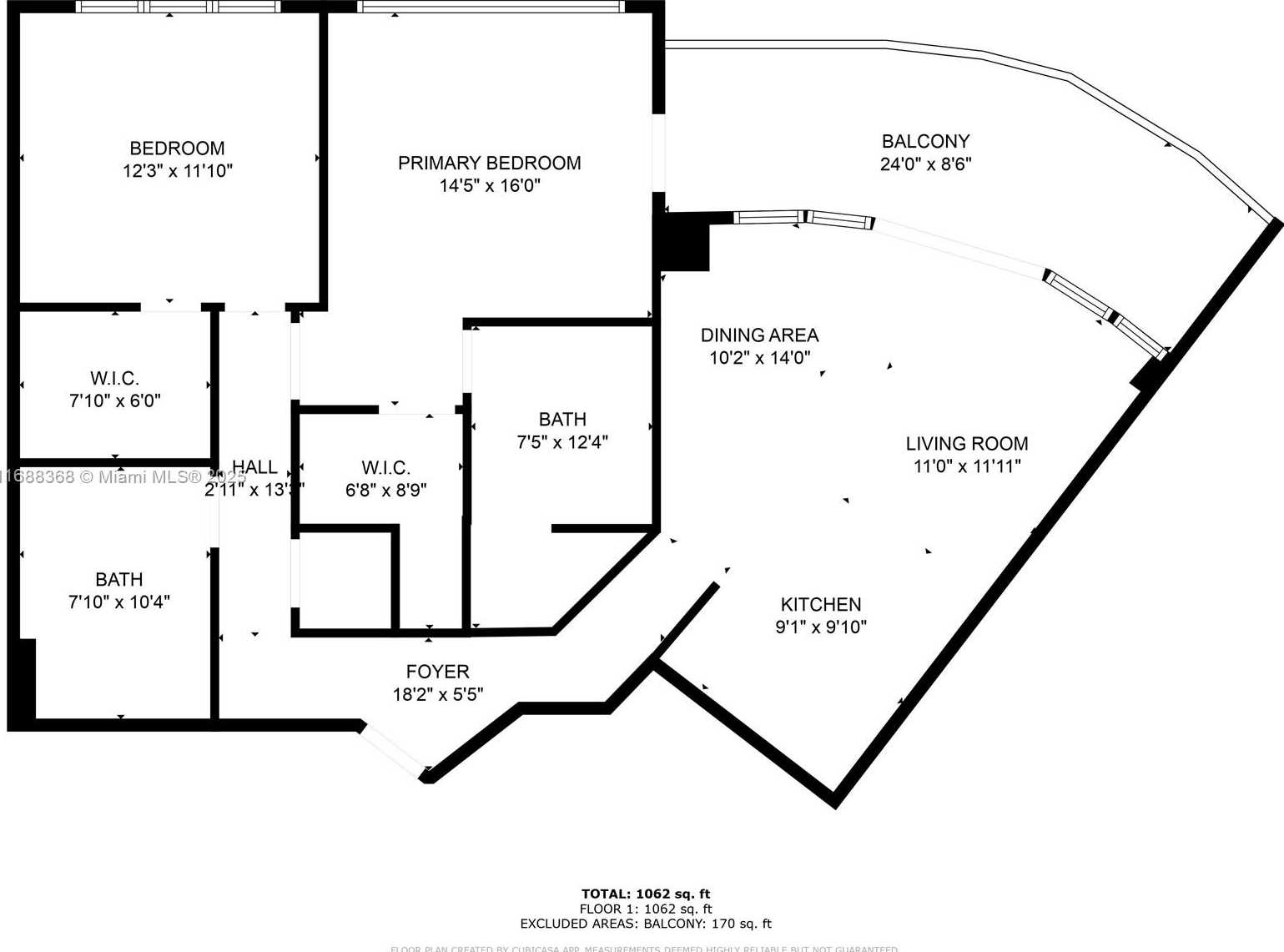 Small Image of 3301 NORTH EAST 1ST AVE #H1807, Miami Number 60
