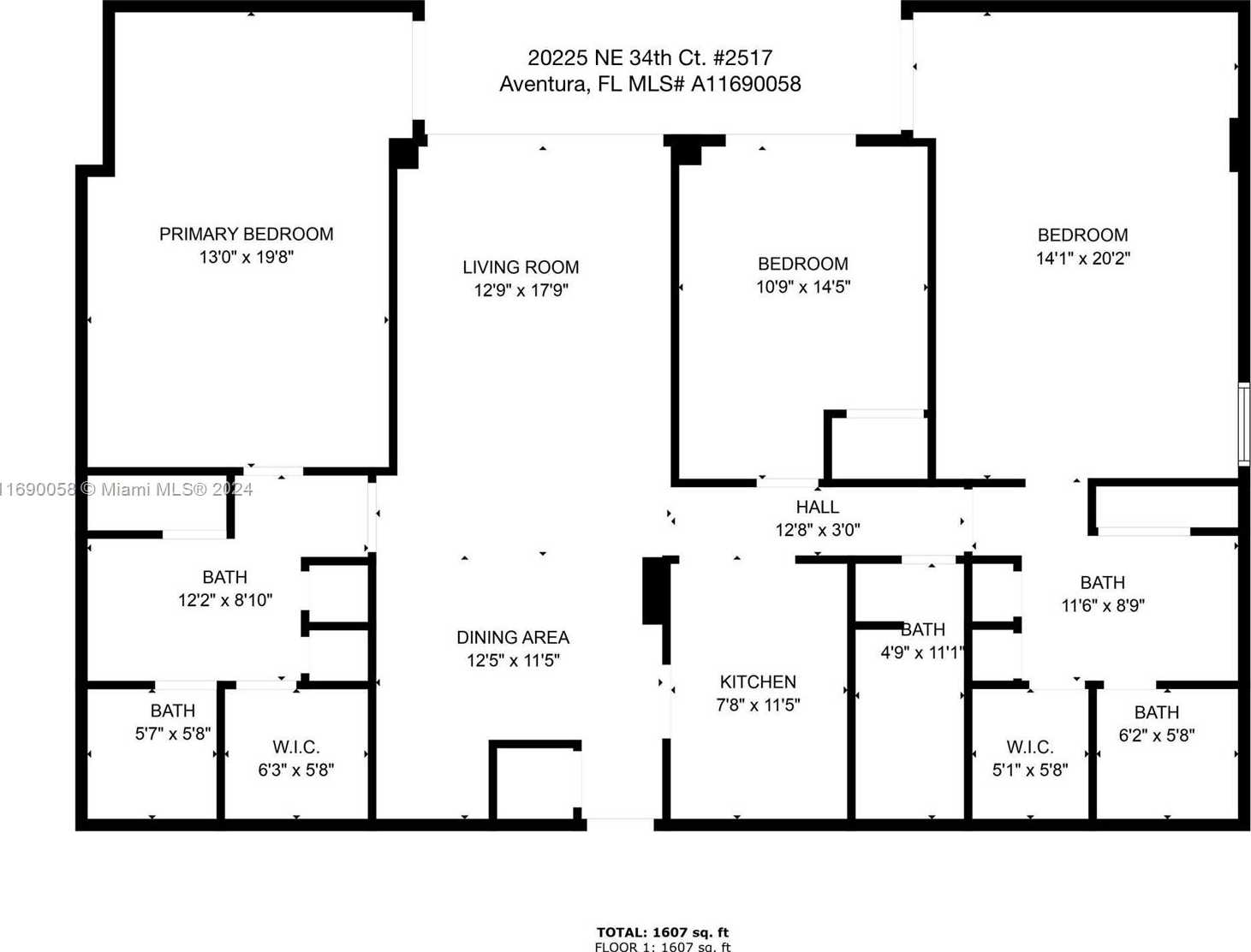 Small Image of 20225 NORTH EAST 34TH CT #2517, Aventura Number 13