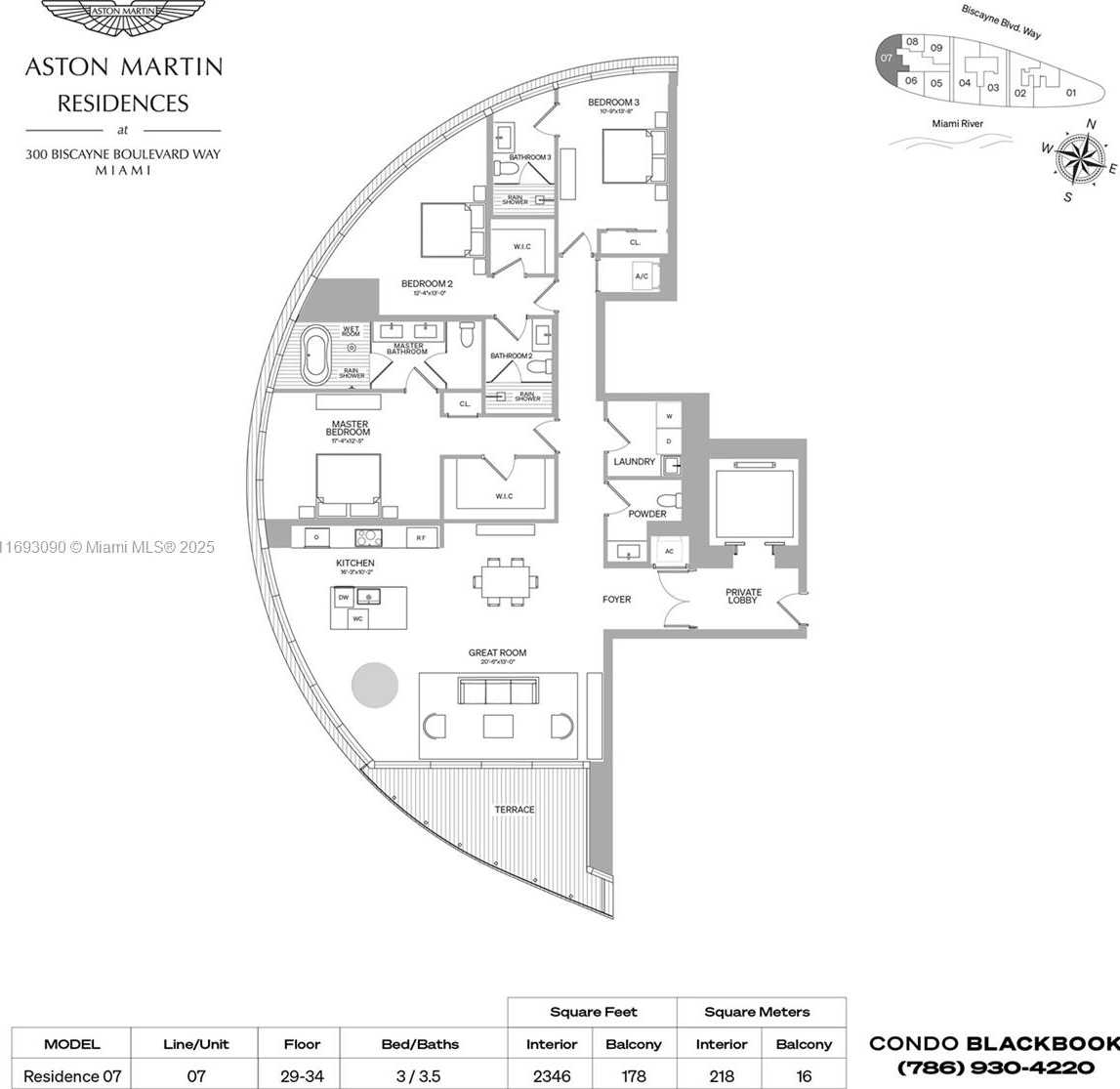Small Image of 300 BISCAYNE BLVD WAY #3307, Miami Number 35