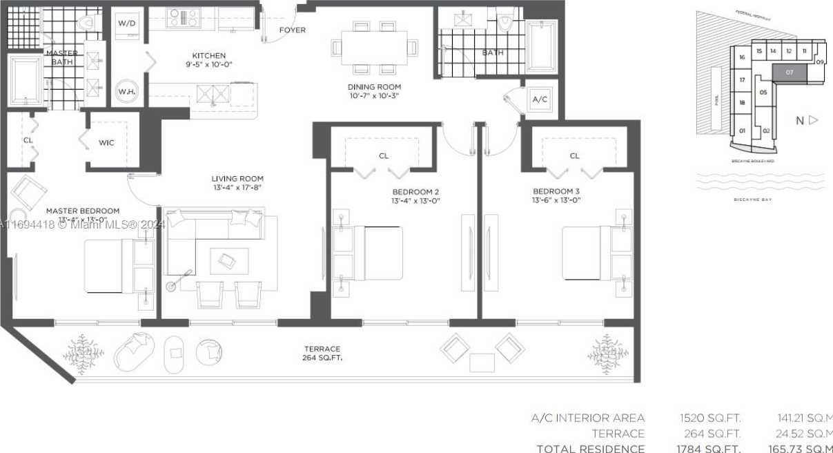 Small Image of 4250 BISCAYNE BLVD #1607, Miami Number 21