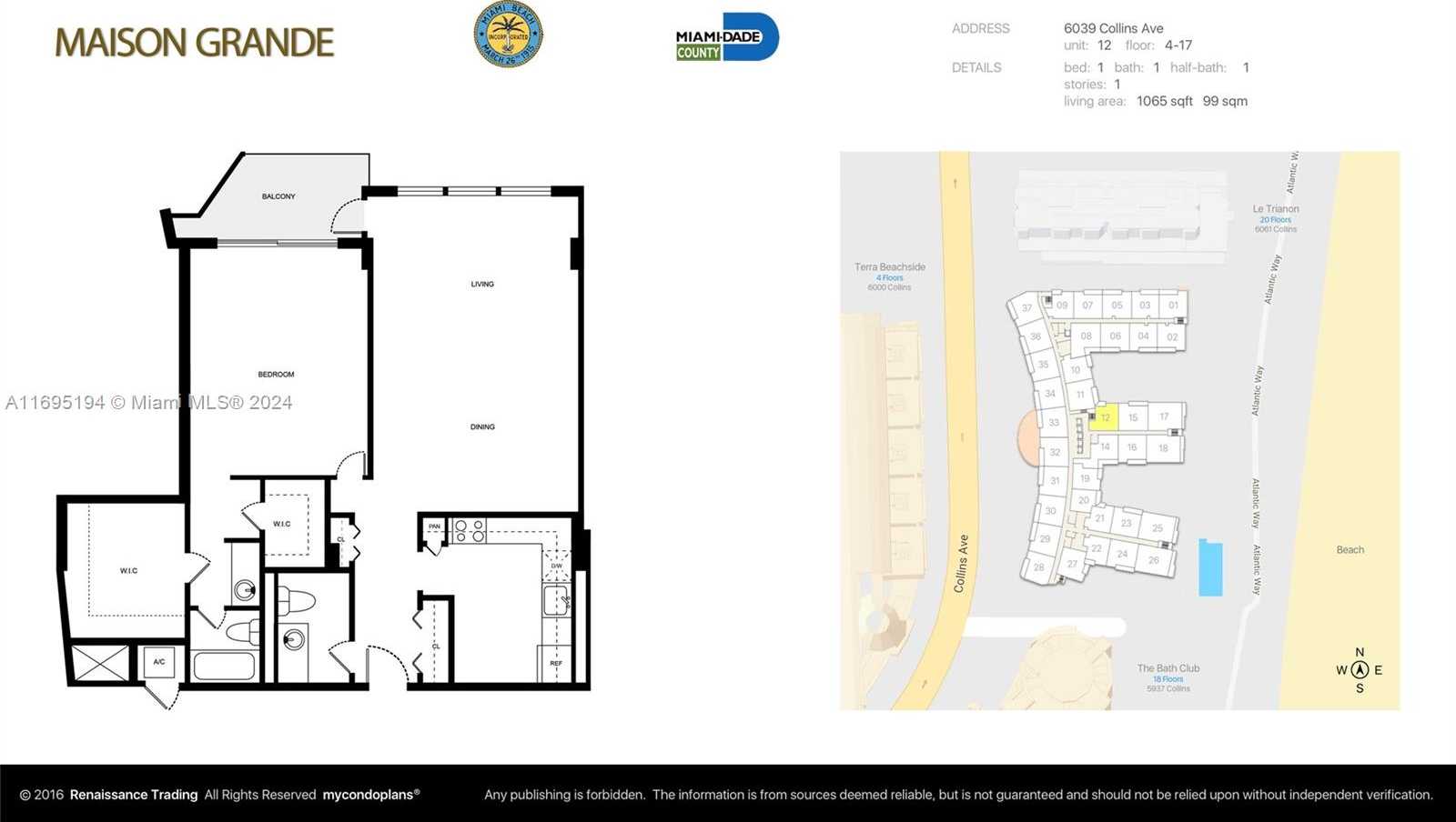 Small Image of 6039 COLLINS AVE #412, Miami Beach Number 25