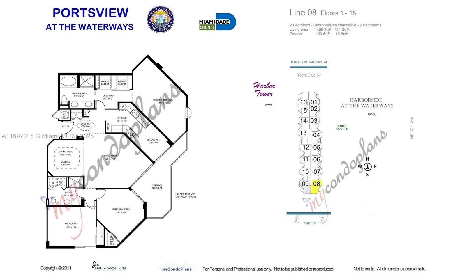 Small Image of 3610 YACHT CLUB DR #208, Aventura Number 30