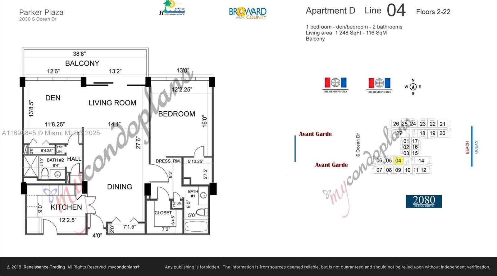 Small Image of 2030 SOUTH OCEAN DR #604, Hallandale Beach Number 19