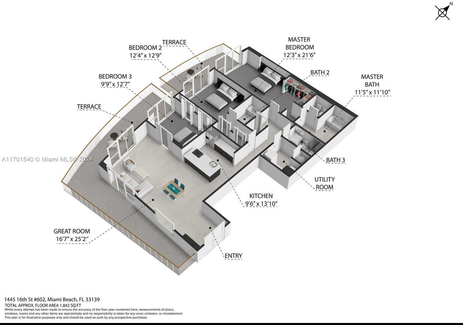 Small Image of 1445 16TH ST #602, Miami Beach Number 31