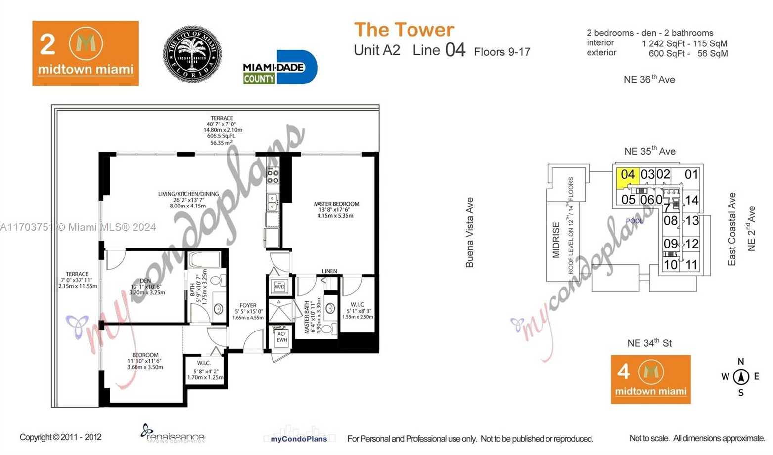 Small Image of 3470 EAST COAST AVE #H1404, Miami Number 2