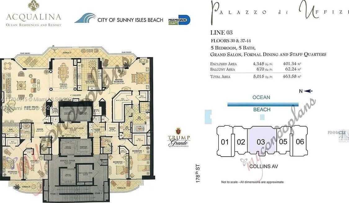 Small Image of 17875 COLLINS AVE #4203, Sunny Isles Beach Number 19