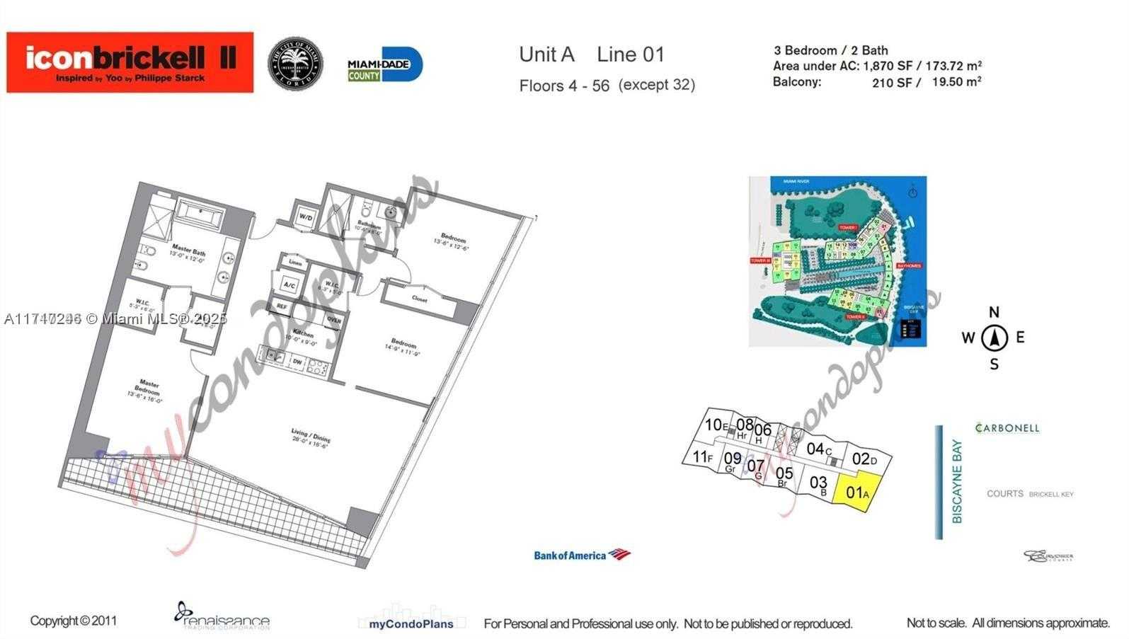 Small Image of 495 BRICKELL AVE #2301, Miami Number 17