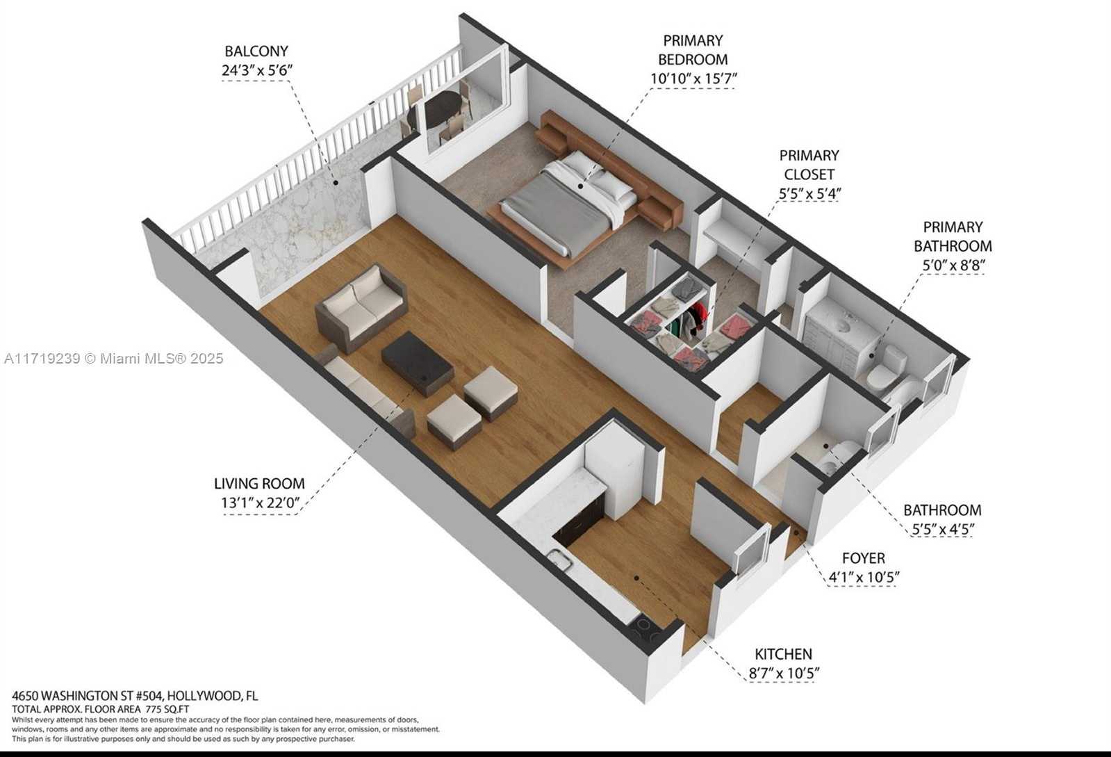 Small Image of 4650 WASHINGTON ST #504, Hollywood Number 41