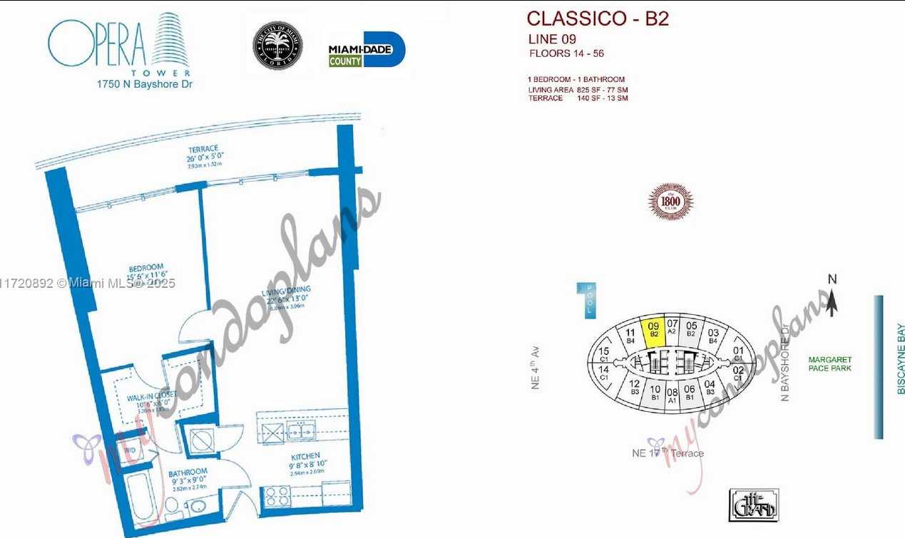 Small Image of 1750 NORTH BAYSHORE DR #3609, Miami Number 13