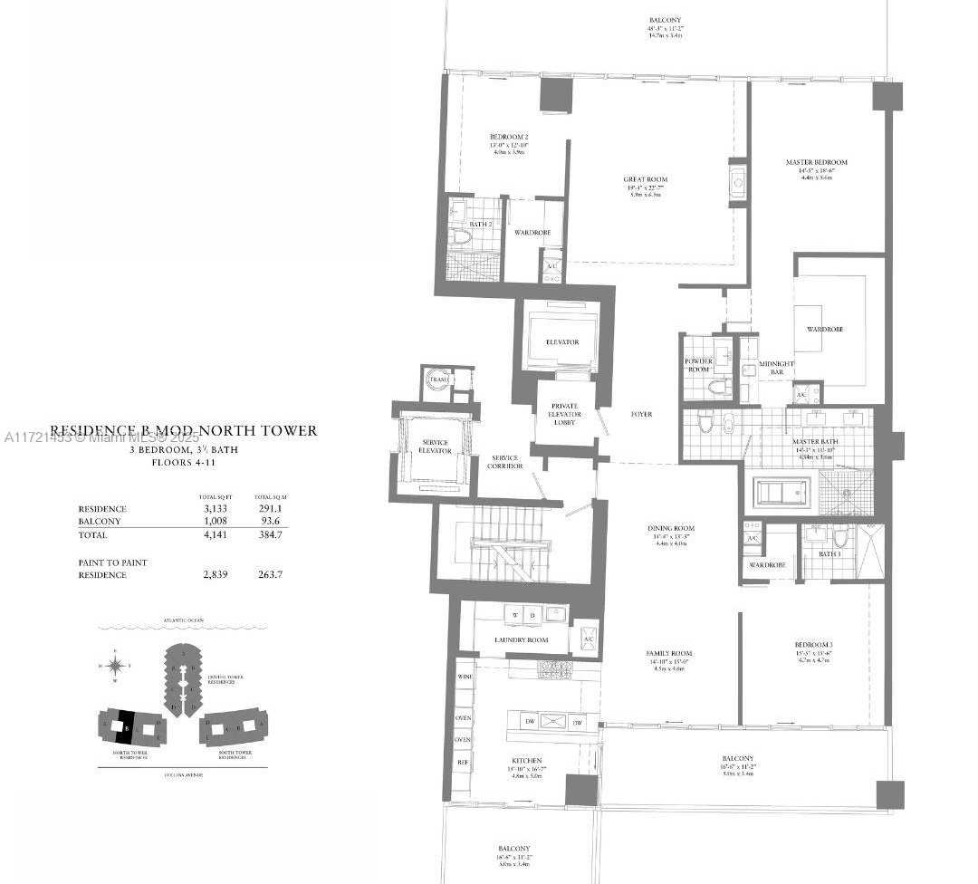 Small Image of 9705 COLLINS AVE #1102N, Bal Harbour Number 39