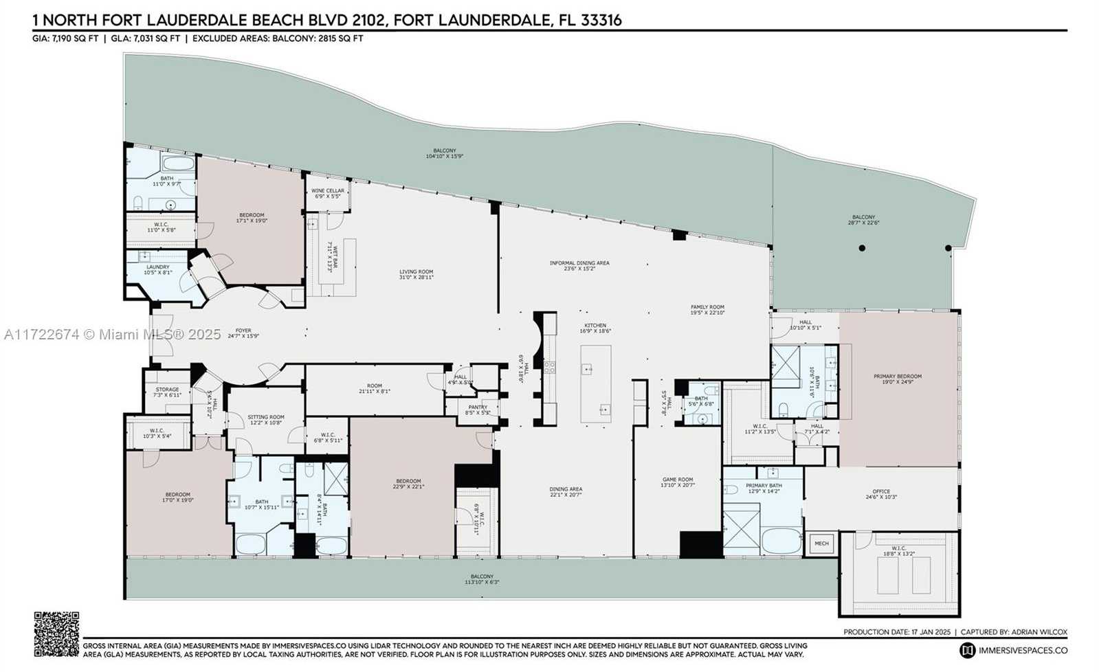 Small Image of 1 NORTH FORT LAUDERDALE BEACH BLVD #2102, Fort Lauderdale Number 33
