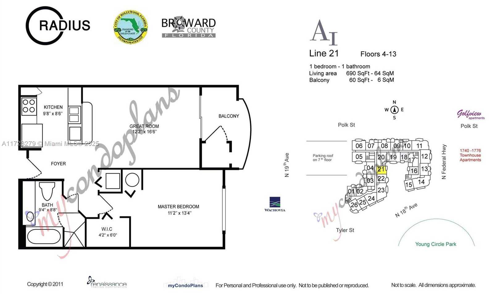 Small Image of 1830 RADIUS DR #421, Hollywood Number 5
