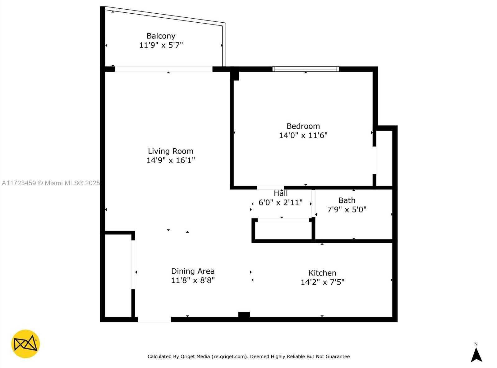 Small Image of 7501 EAST TREASURE DR #2L, North Bay Village Number 3