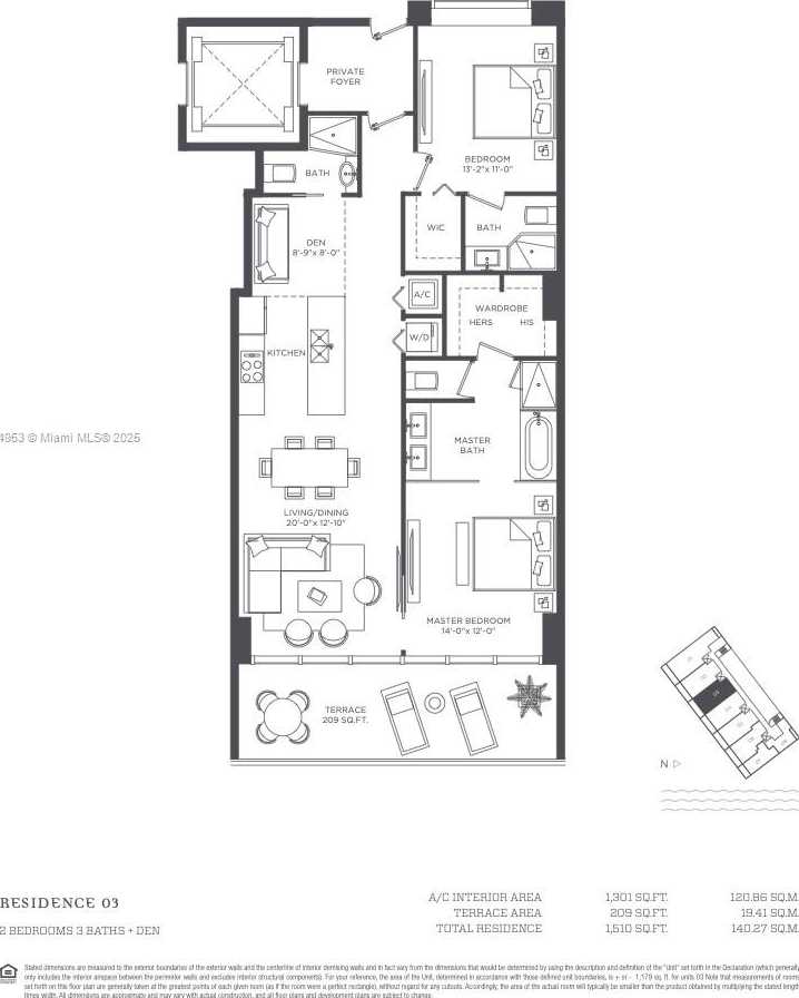 Small Image of 650 NORTH EAST 32 ST #2703, Miami Number 6