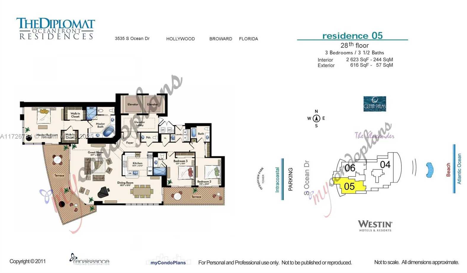 Small Image of 3535 SOUTH OCEAN DR #2805, Hollywood Number 72