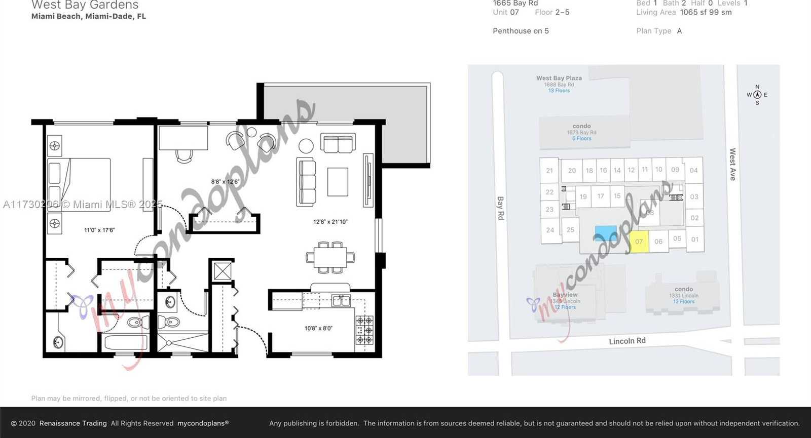 Small Image of 1666 WEST AVE #207, Miami Beach Number 15