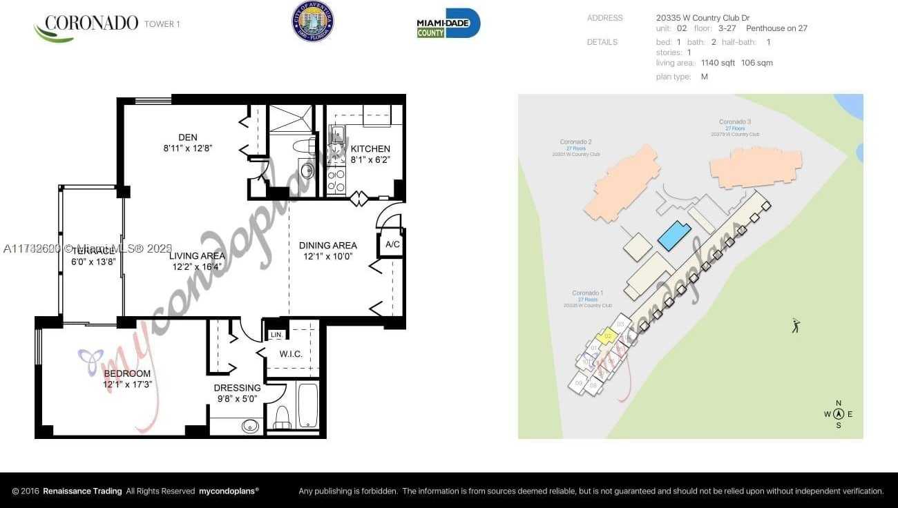 Small Image of 20335 WEST COUNTRY CLUB DR #2202, Aventura Number 3