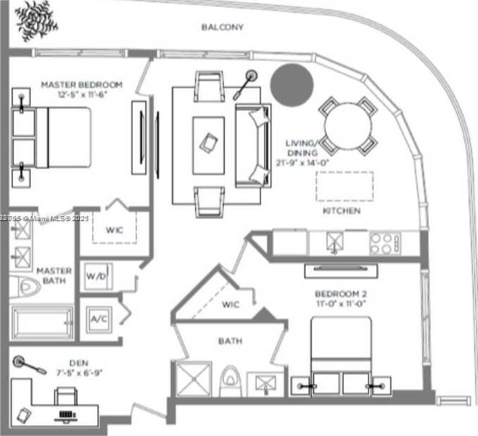 Small Image of 55 SOUTH WEST 9TH ST #2901, Miami Number 17
