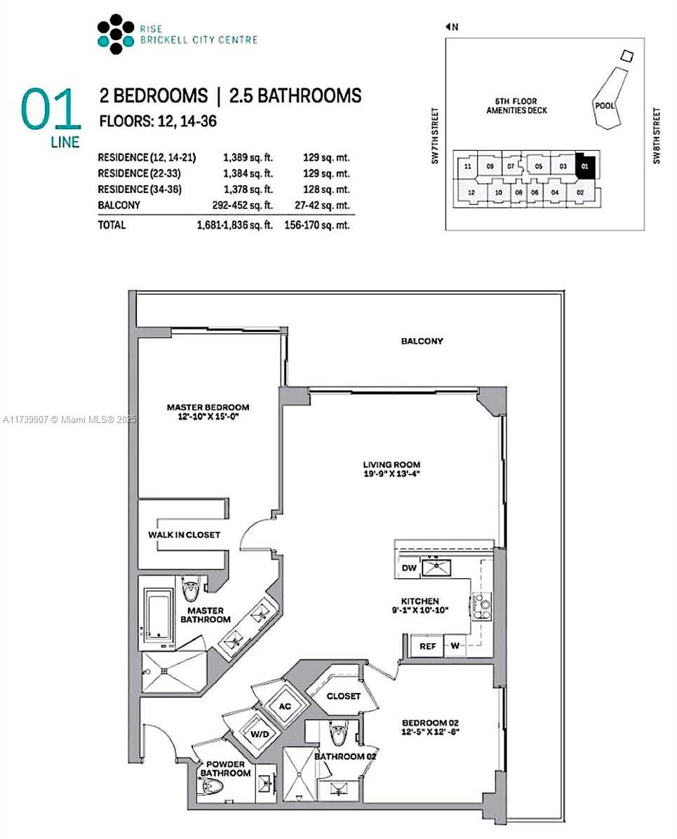 Small Image of 88 SOUTH WEST 7TH ST #2501, Miami Number 5