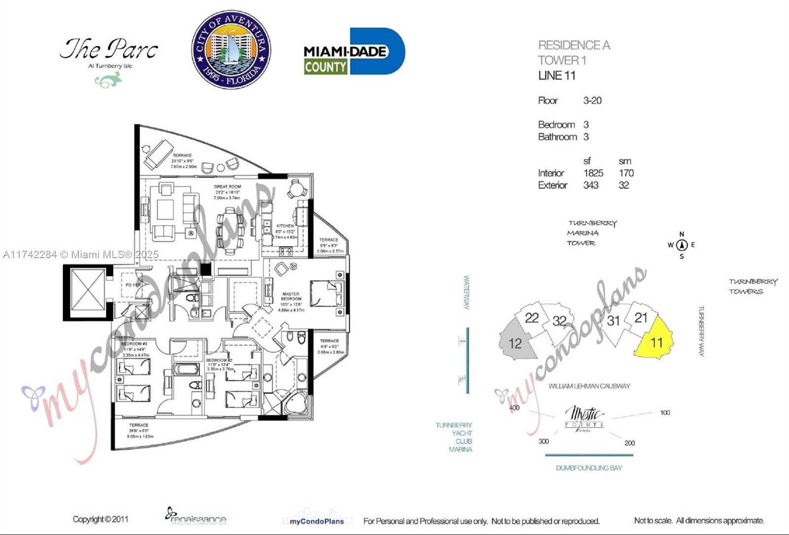 Small Image of 19400 TURNBERRY WAY #2011, Aventura Number 75
