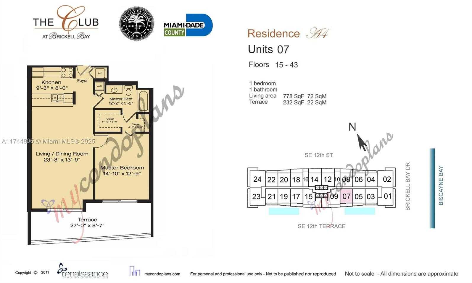 Small Image of 1200 BRICKELL BAY DR #2907, Miami Number 23