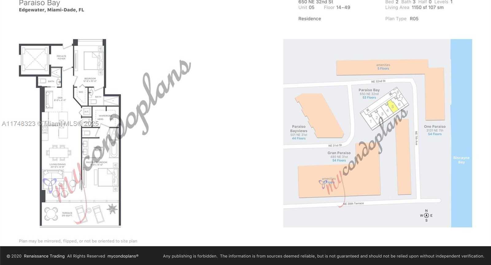 Small Image of 650 NORTH EAST 32ND ST #2105, Miami Number 23