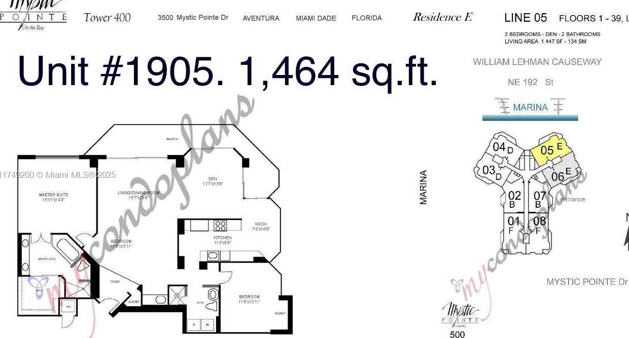 Small Image of 3500 MYSTIC POINTE DR #1905, Aventura Number 73