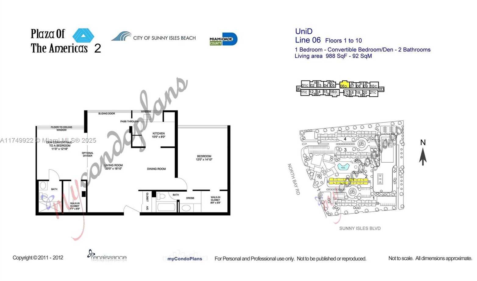 Small Image of 16919 NORTH BAY RD #706, Sunny Isles Beach Number 3