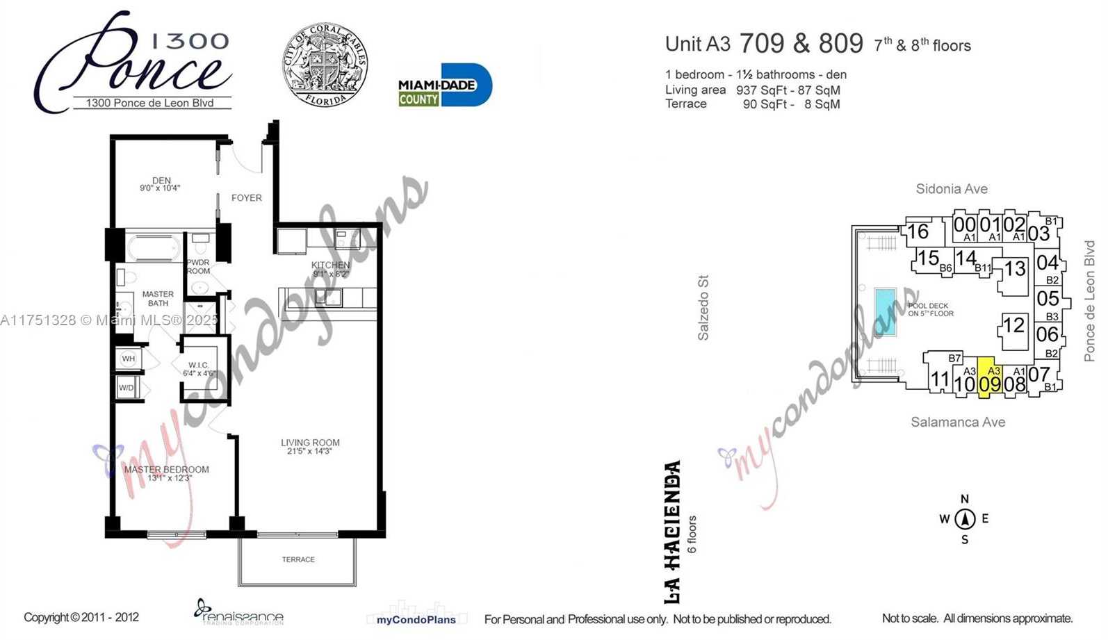Small Image of 1300 PONCE DE LEON BLVD #709, Coral Gables Number 32