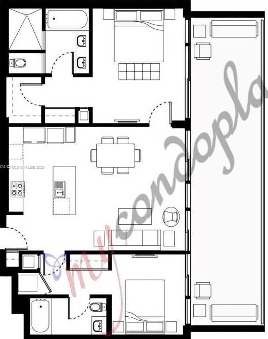 Small Image of 300 EAST COLLINS AVE #2D, Miami Beach Number 12