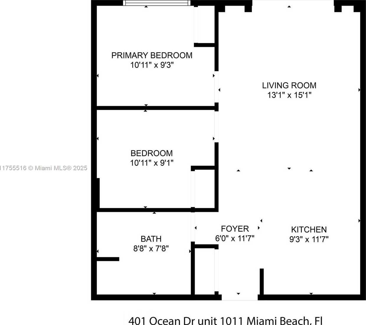 Small Image of 401 OCEAN DR #1011, Miami Beach Number 11