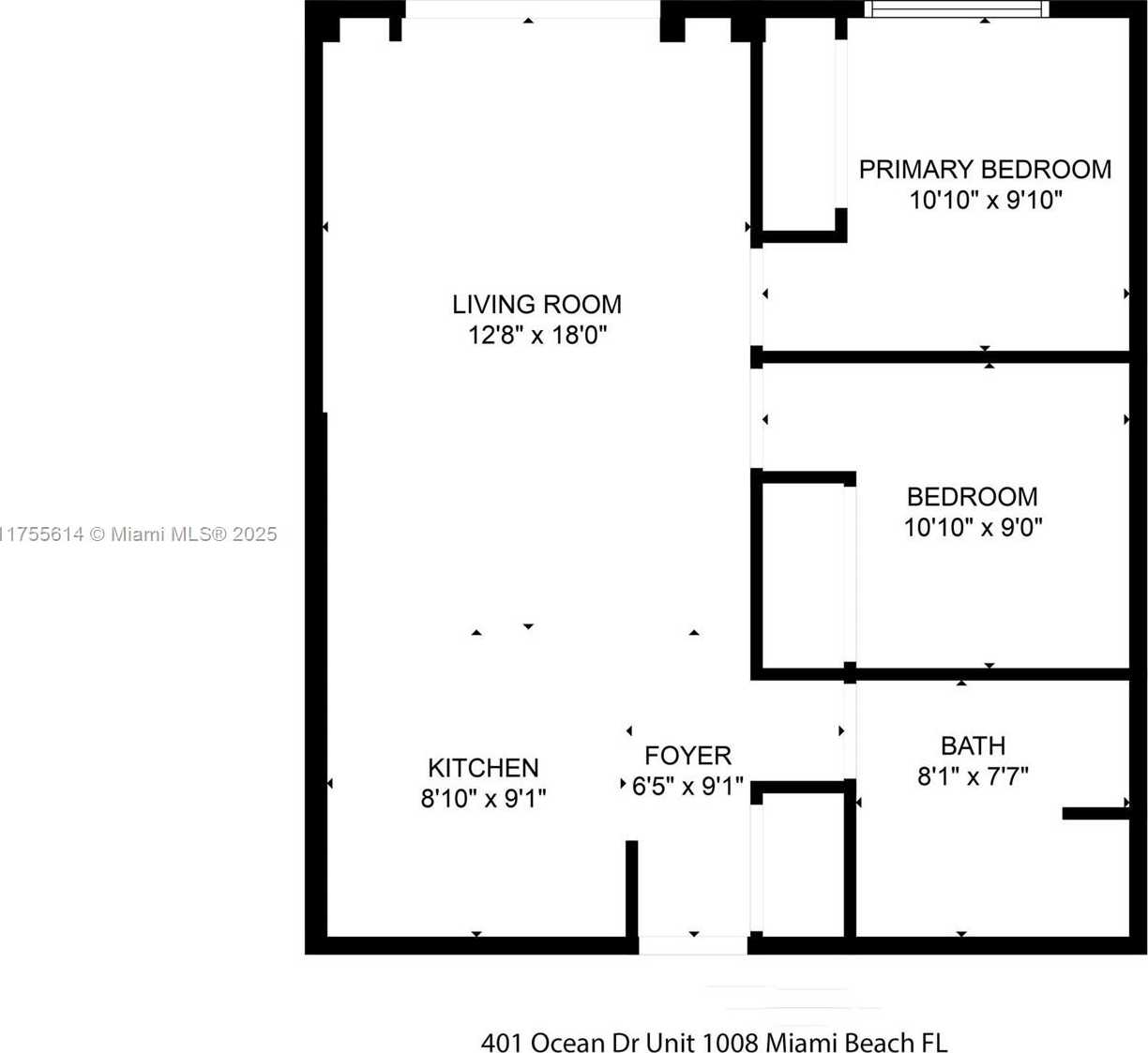 Small Image of 401 OCEAN DR #1008, Miami Beach Number 4