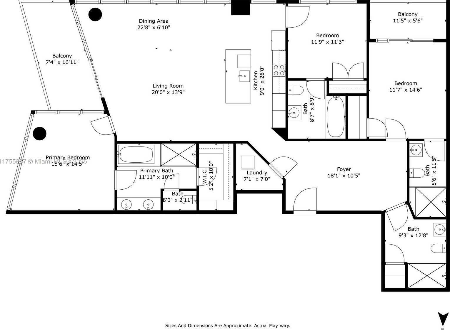 Small Image of 2900 NORTH EAST 7TH AVE #3107, Miami Number 27