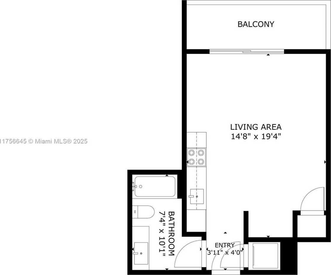 Small Image of 601 NORTH EAST 1ST AVE #2506, Miami Number 14