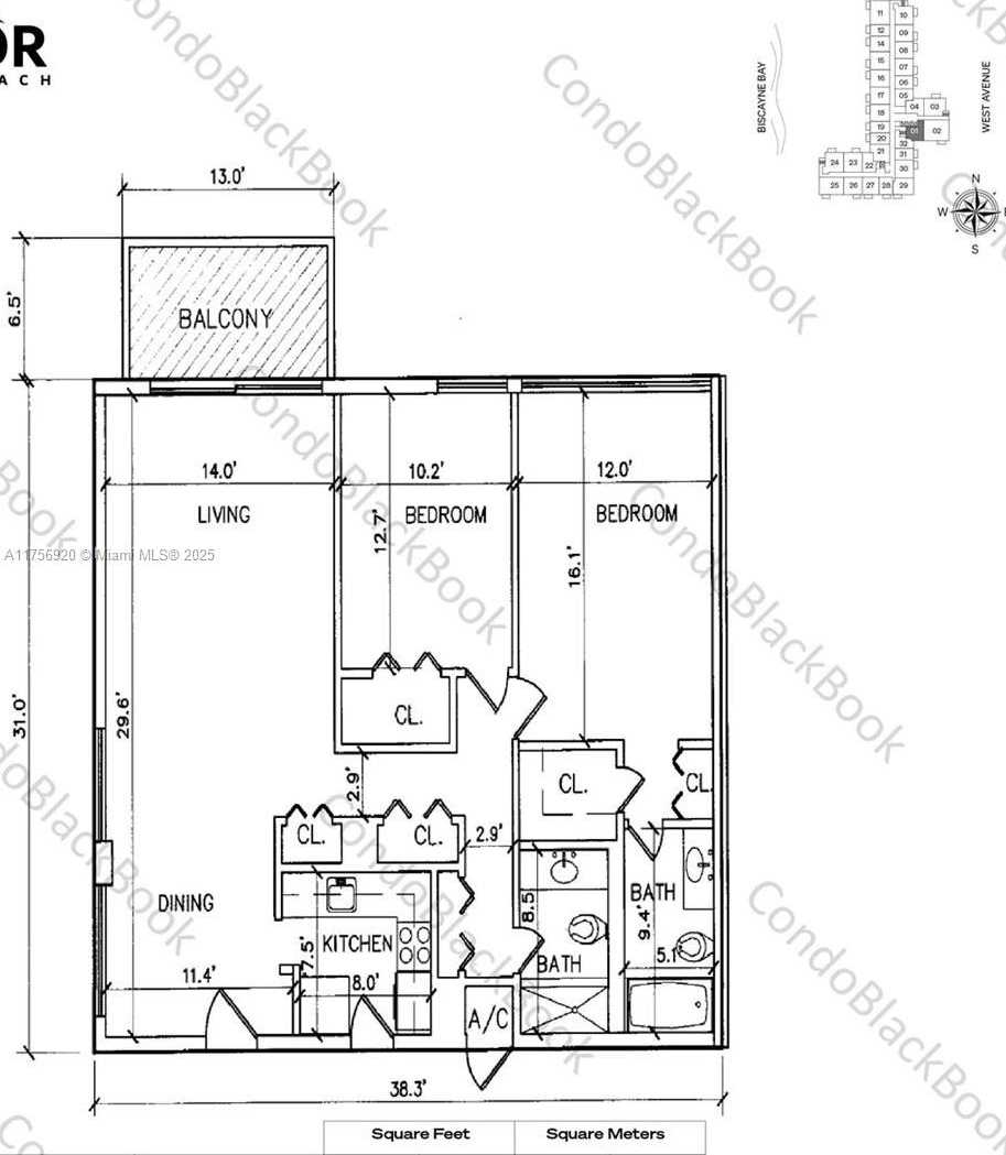 Small Image of 1000 WEST AVE #702, Miami Beach Number 30