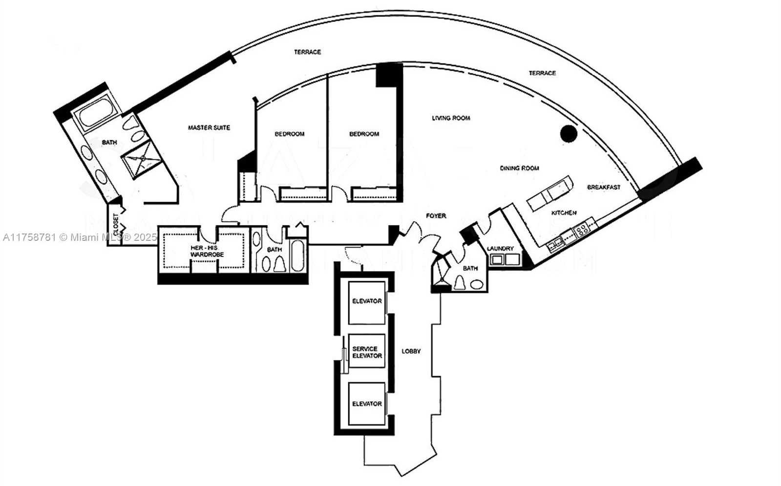 Small Image of 2127 BRICKELL AVE #801, Miami Number 34