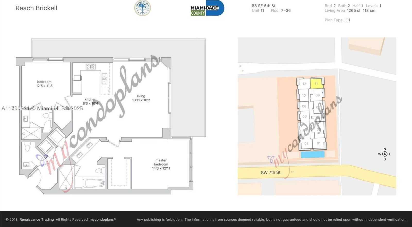 Small Image of 68 SOUTH EAST 6TH ST #3111, Miami Number 18