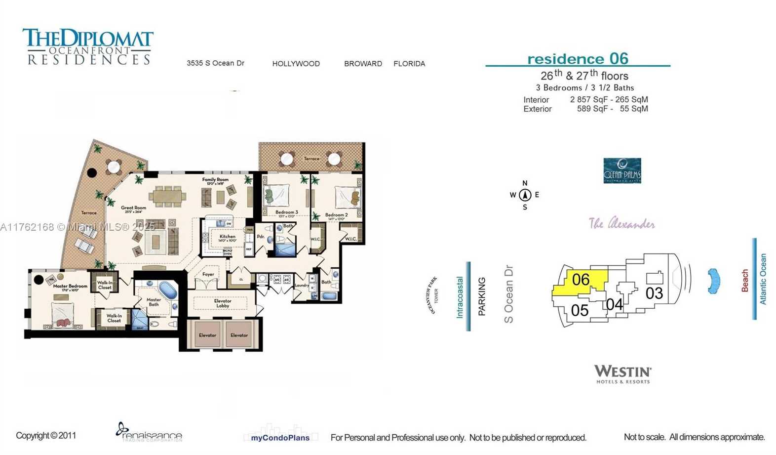 Small Image of 3535 SOUTH OCEAN DR #2606, Hollywood Number 39